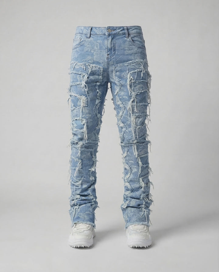 Herrar Destroyed Jeans Slim-Eva Jonsson