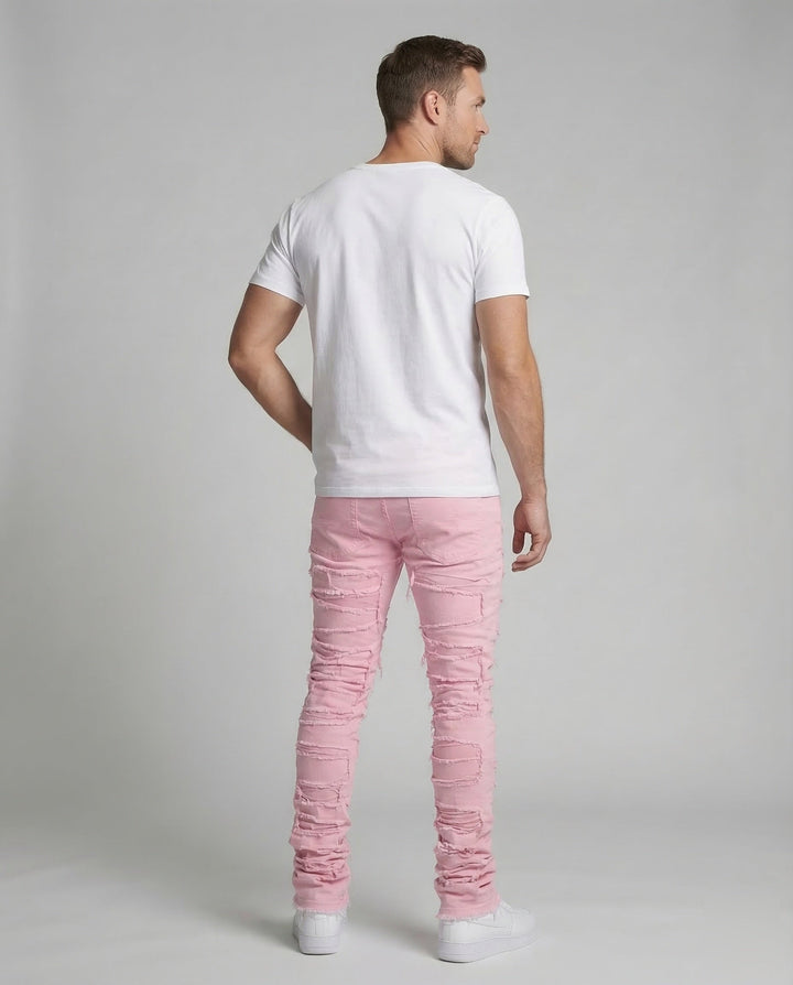 Herrar Destroyed Jeans Slim-Eva Jonsson