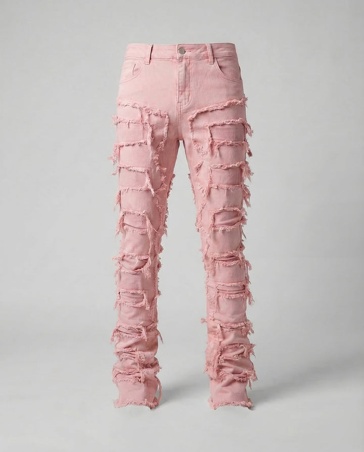 Herrar Destroyed Jeans Slim-Eva Jonsson