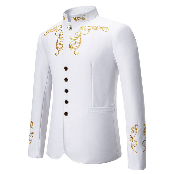 Herrar Elegant Blazer med exquisit Guld-broderi Mirla-Eva Jonsson