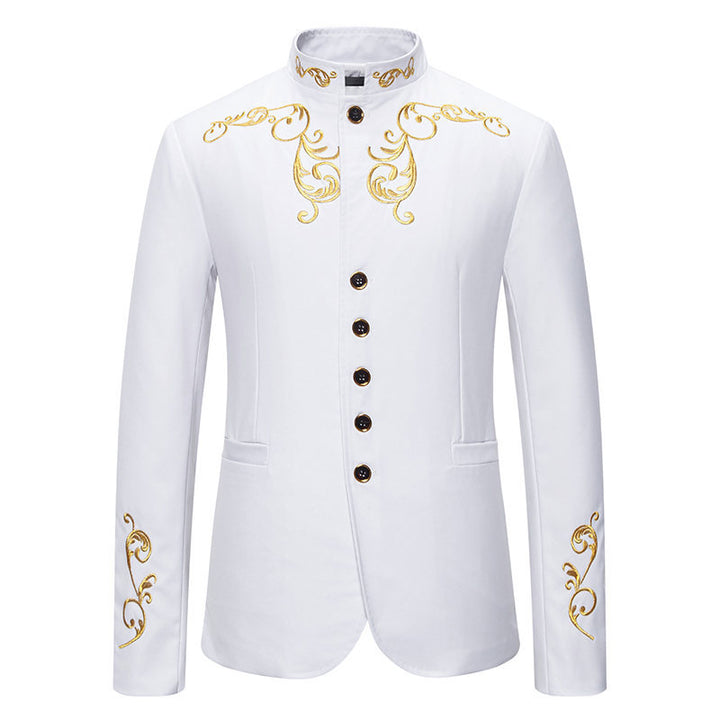 Herrar Elegant Blazer med exquisit Guld-broderi Mirla-Eva Jonsson
