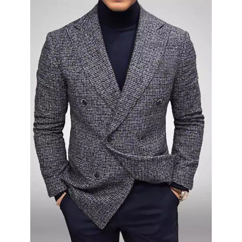 Herrar Elegant Dubbeltknäppt Blazer Mirla-Eva Jonsson