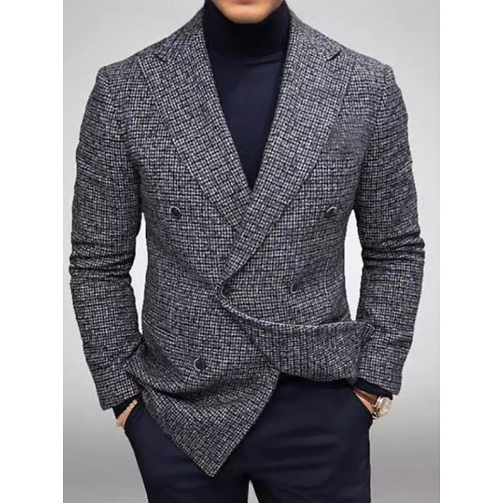 Herrar Elegant Dubbeltknäppt Blazer Mirla-Eva Jonsson