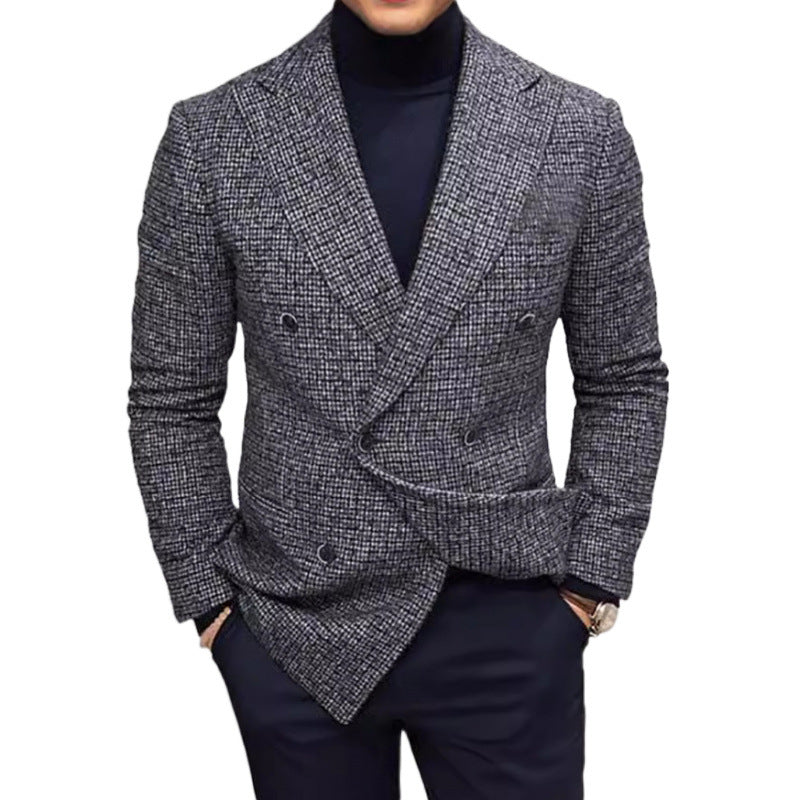 Herrar Elegant Dubbeltknäppt Blazer Mirla-Eva Jonsson