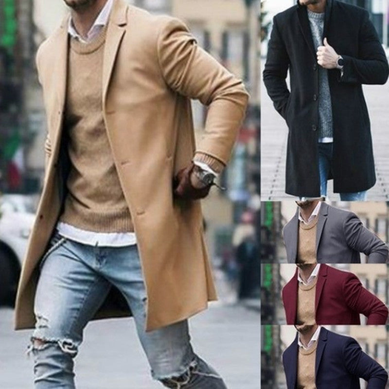 Herrar Elegant Longblazer med smal passform och högkvalitativa material Eva Jonsson-Eva Jonsson