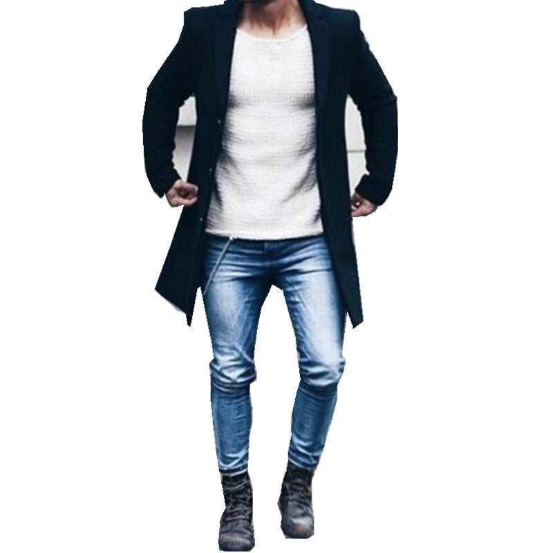 Herrar Elegant Longblazer med smal passform och högkvalitativa material Eva Jonsson-Eva Jonsson