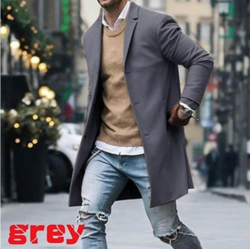 Herrar Elegant Longblazer med smal passform och högkvalitativa material Eva Jonsson-Eva Jonsson