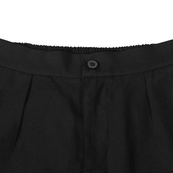 Herrar Elegant vid byxor med elastisk midja och sidofickor Mirla-Eva Jonsson