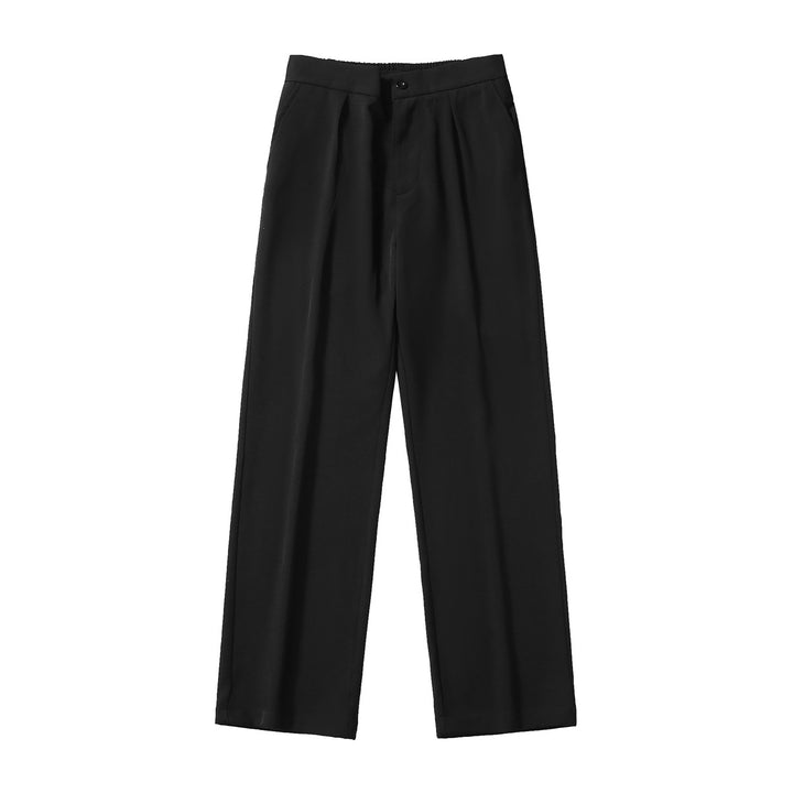 Herrar Elegant vid byxor med elastisk midja och sidofickor Mirla-Eva Jonsson