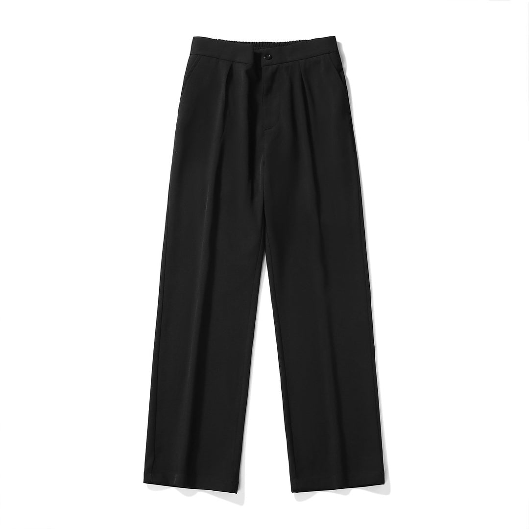Herrar Elegant vid byxor med elastisk midja och sidofickor Mirla-Eva Jonsson