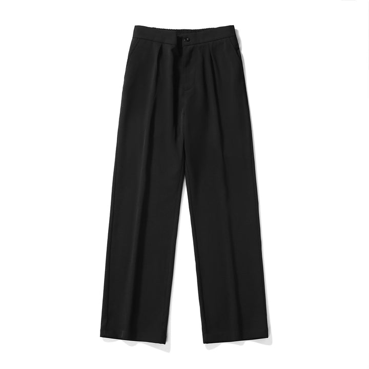 Herrar Elegant vid byxor med elastisk midja och sidofickor Mirla-Eva Jonsson