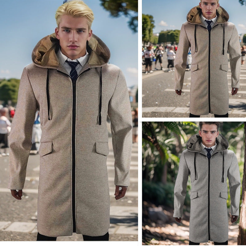 Herrar Fashion Parka-jacka med avtagbar huva och praktiska fickor Eva Jonsson-Eva Jonsson