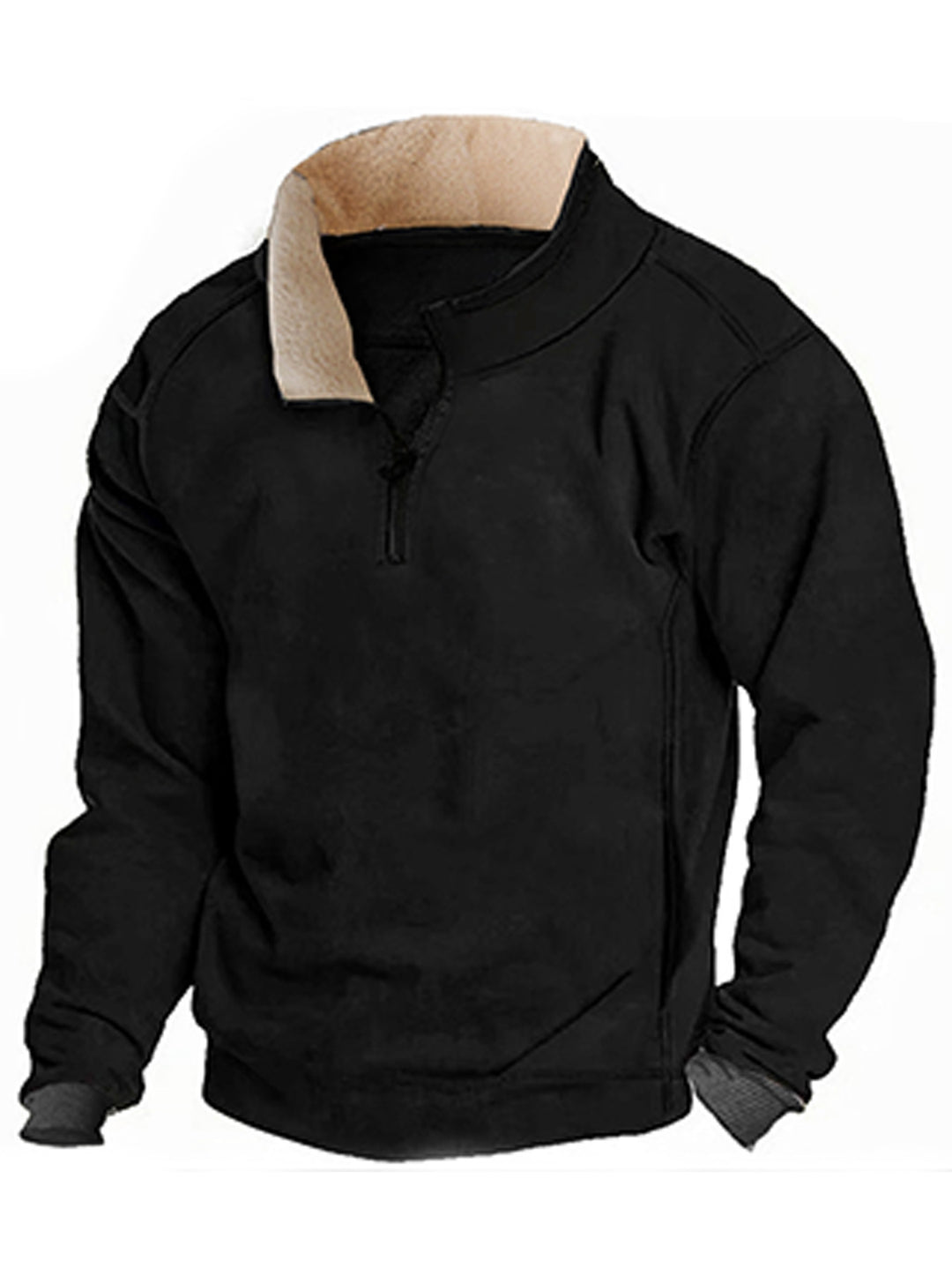 Herrar Fleece Sweatshirt med ståkrage Mirla-Eva Jonsson