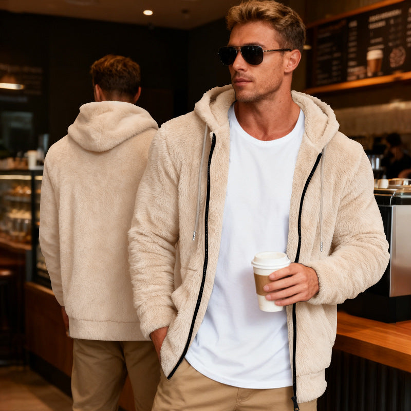 Herrar Fuzzy Hoodie Mirla-Eva Jonsson