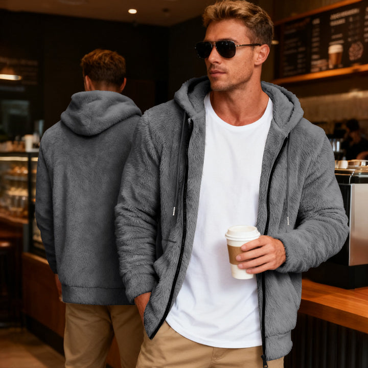Herrar Fuzzy Hoodie Mirla-Eva Jonsson