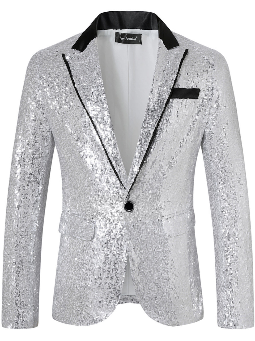 Herrar Glamourös Pailletter Blazer Eva Jonsson-Eva Jonsson