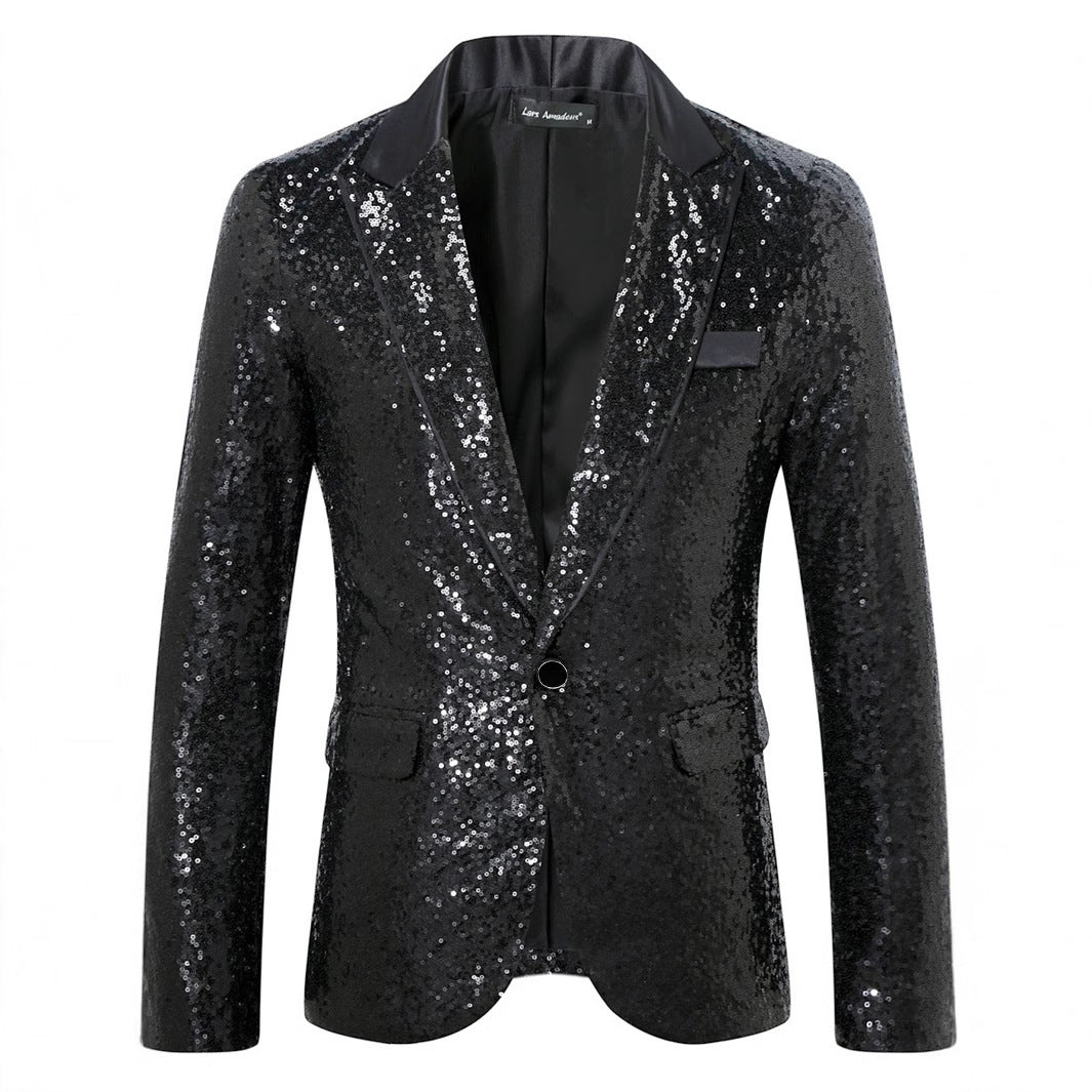 Herrar Glamourös Pailletter Blazer Eva Jonsson-Eva Jonsson