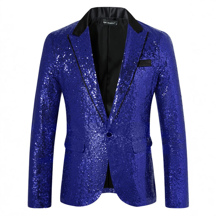 Herrar Glamourös Pailletter Blazer Eva Jonsson-Eva Jonsson