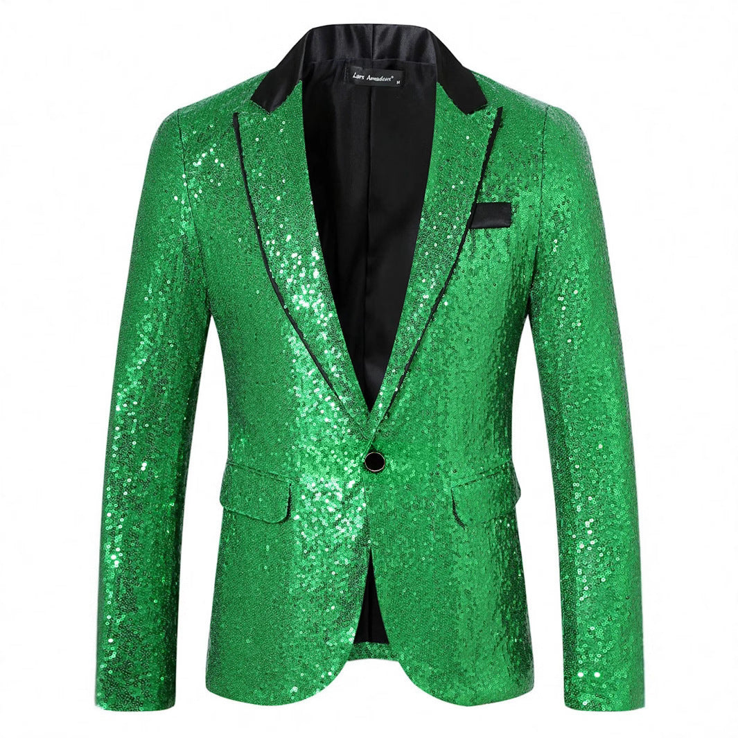 Herrar Glamourös Pailletter Blazer Eva Jonsson-Eva Jonsson
