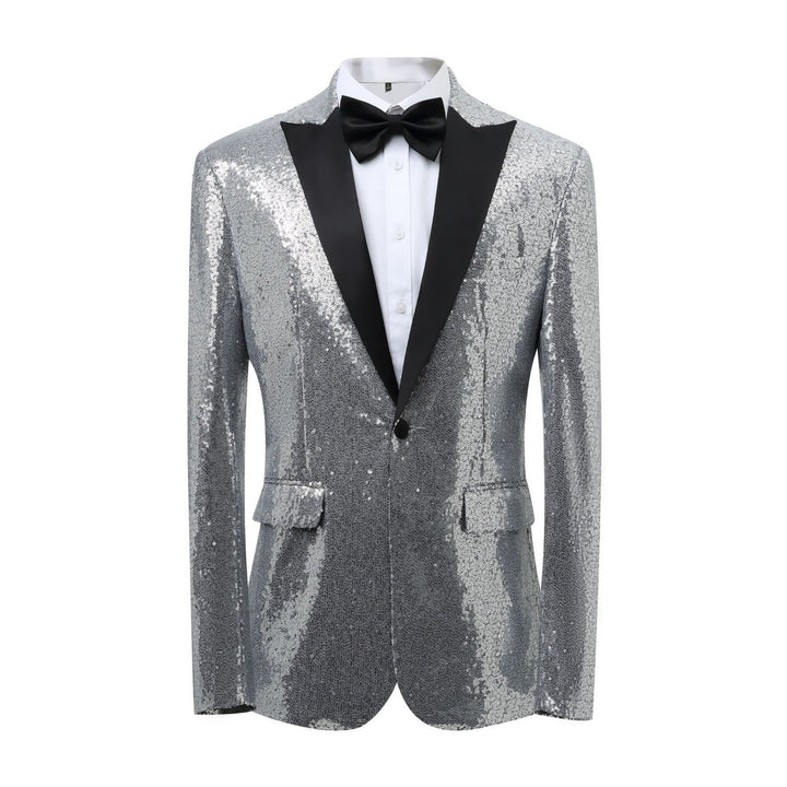 Herrar Glamourös Paljett Smoking Blazer Mirla-Eva Jonsson