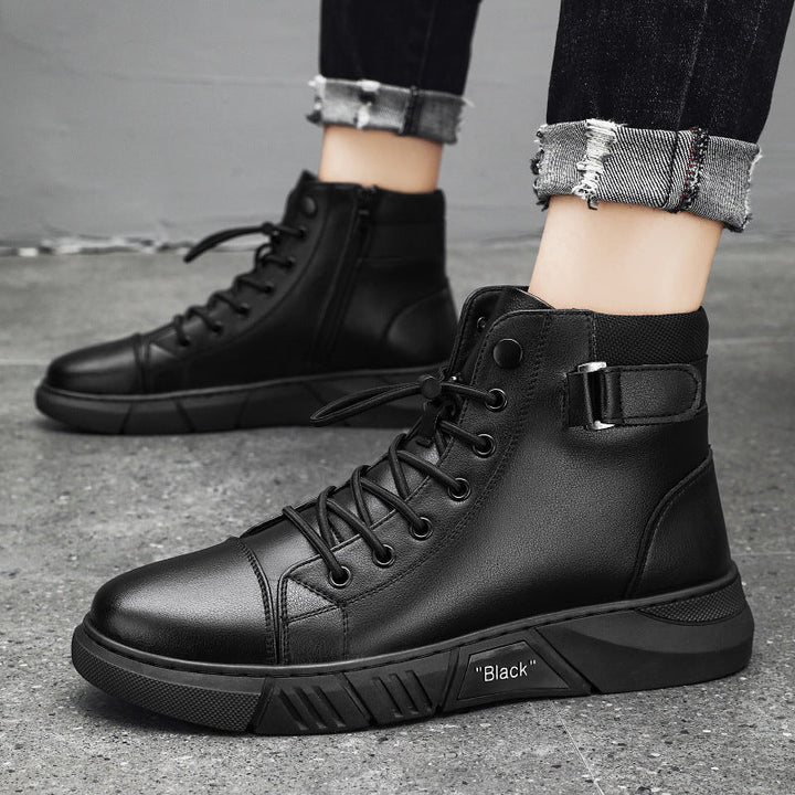 Herrar High-Top Fashion Kampfstövlar med Förbättrat Stöd Mirla-Eva Jonsson