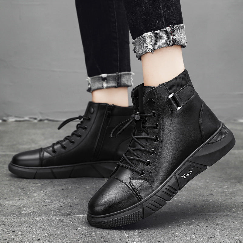 Herrar High-Top Fashion Kampfstövlar med Förbättrat Stöd Mirla-Eva Jonsson