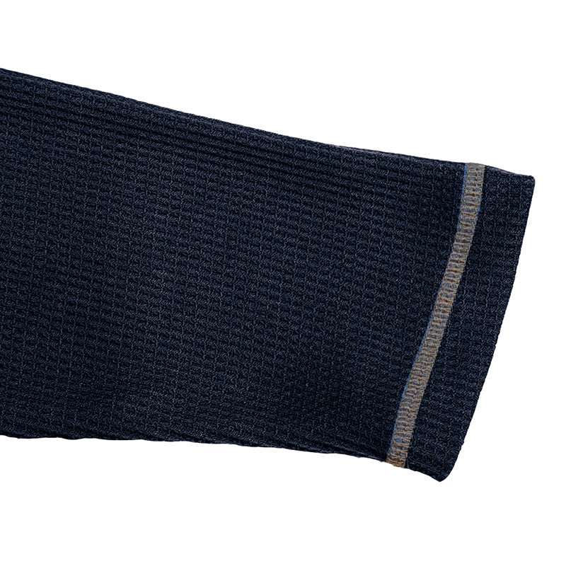 Herrar Långärmad Henley-tröja med modern design Mirla-Eva Jonsson