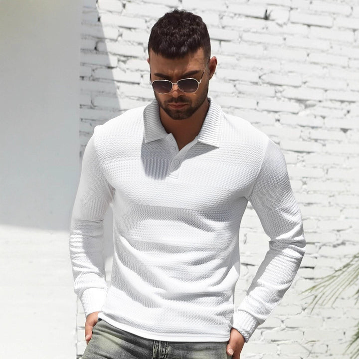 Herrar Långärmad Poloshirt Eva Jonsson-Eva Jonsson