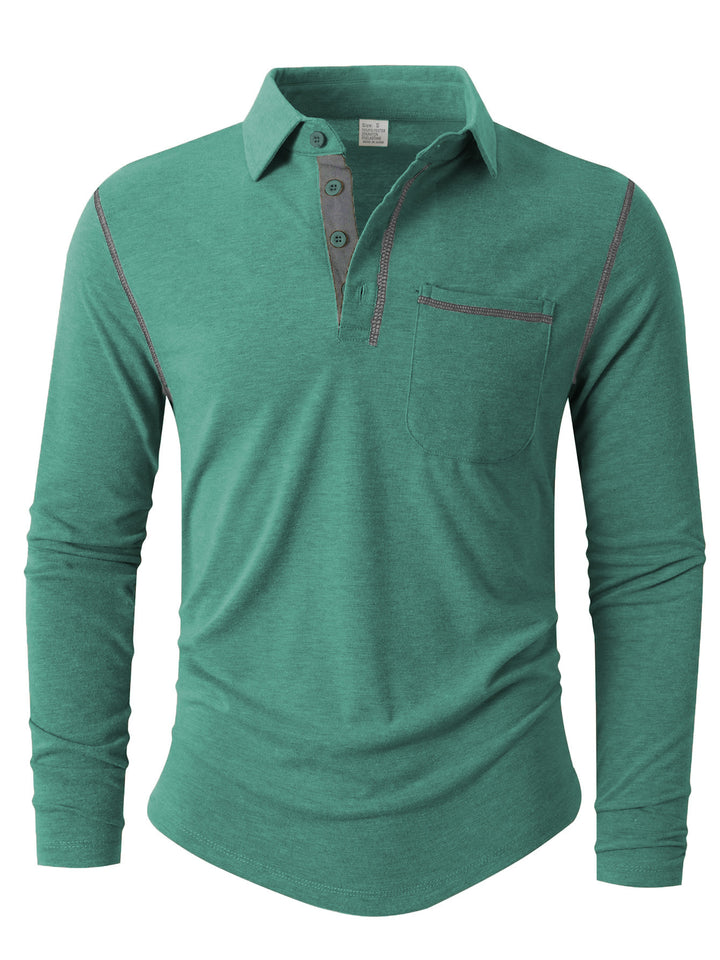 Herrar Långärmad Poloshirt Mirla-Eva Jonsson