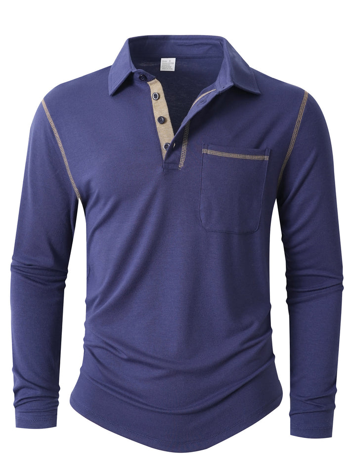 Herrar Långärmad Poloshirt Mirla-Eva Jonsson