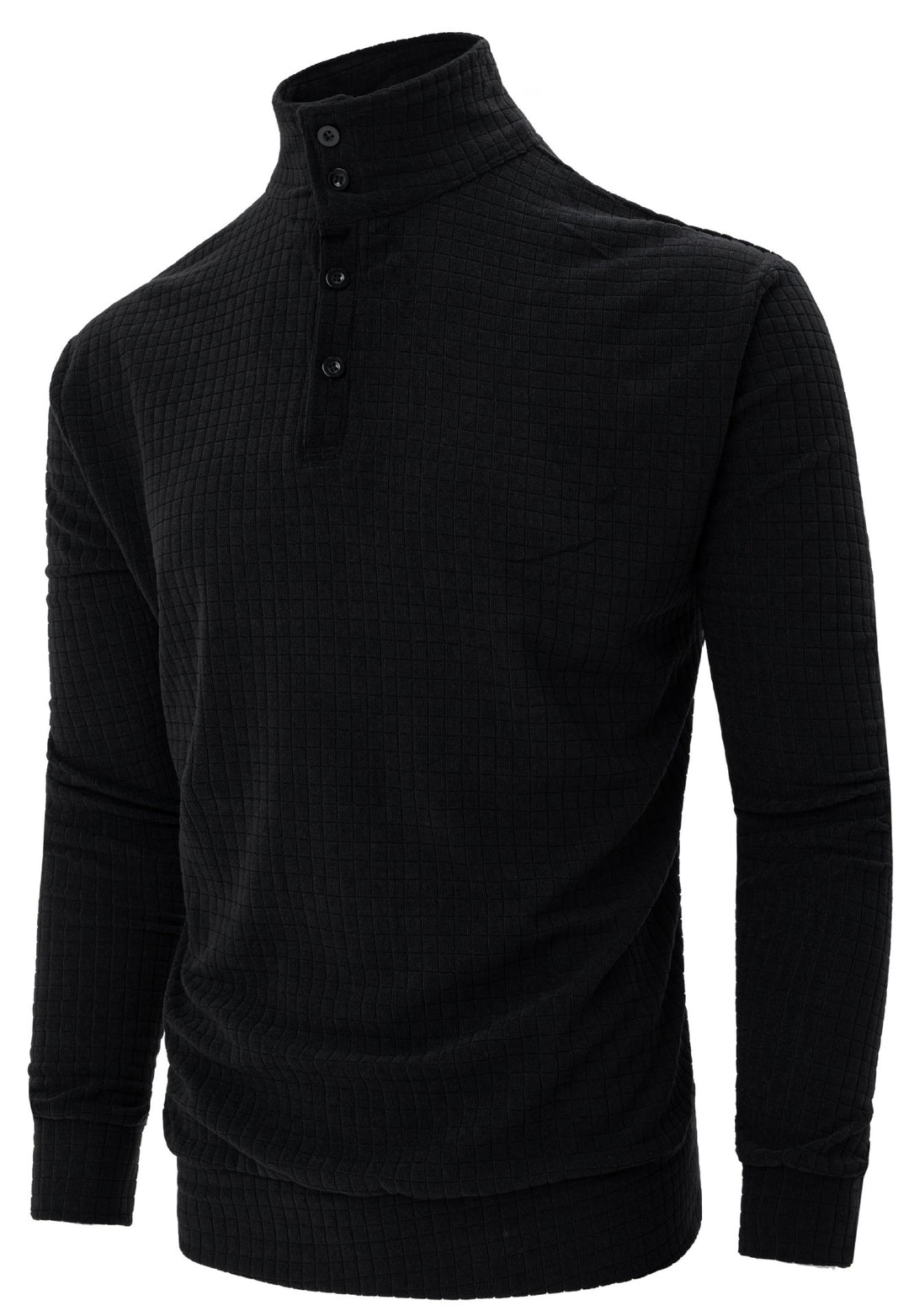 Herrar Långärmad Poloshirt med strukturerad yta Mirla-Eva Jonsson