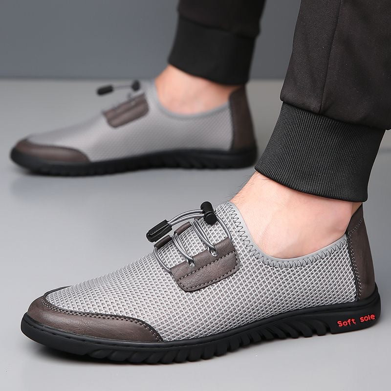 Herrar Lätt Andningsaktiv Mesh Slip-On Sneakers med Ergonomisk Passform Mirla-Eva Jonsson