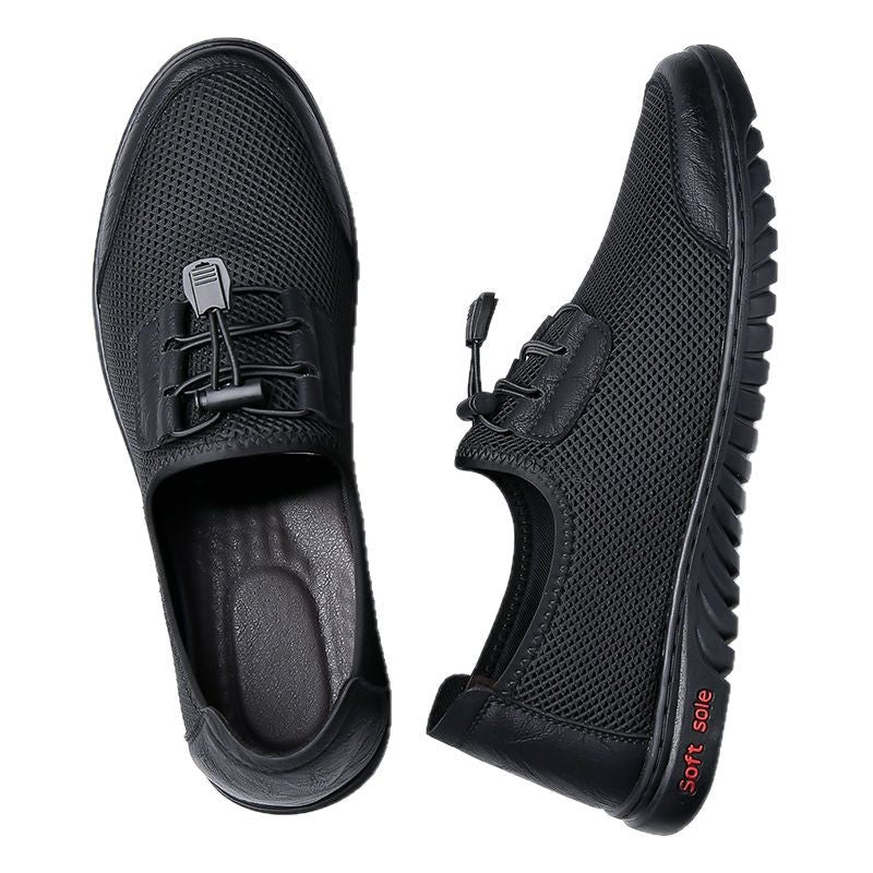 Herrar Lätt Andningsaktiv Mesh Slip-On Sneakers med Ergonomisk Passform Mirla-Eva Jonsson