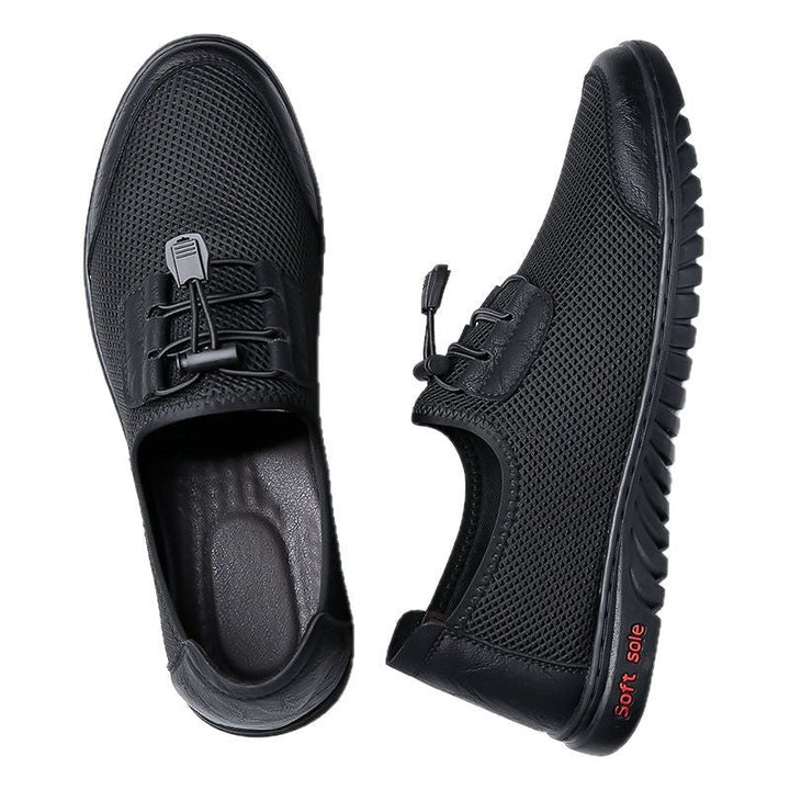 Herrar Lätt Andningsaktiv Mesh Slip-On Sneakers med Ergonomisk Passform Mirla-Eva Jonsson