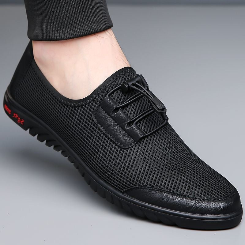 Herrar Lätt Andningsaktiv Mesh Slip-On Sneakers med Ergonomisk Passform Mirla-Eva Jonsson