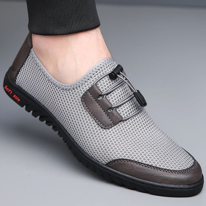 Herrar Lätt Andningsaktiv Mesh Slip-On Sneakers med Ergonomisk Passform Mirla-Eva Jonsson