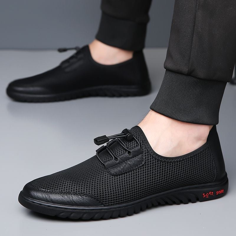 Herrar Lätt Andningsaktiv Mesh Slip-On Sneakers med Ergonomisk Passform Mirla-Eva Jonsson