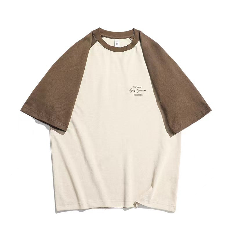 Herrar Lätt Raglan-T-shirt med Urban Design och Bekväm Passform Mirla-Eva Jonsson