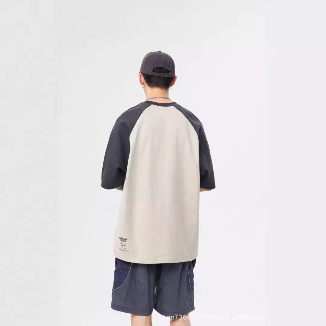 Herrar Lätt Raglan-T-shirt med Urban Design och Bekväm Passform Mirla-Eva Jonsson