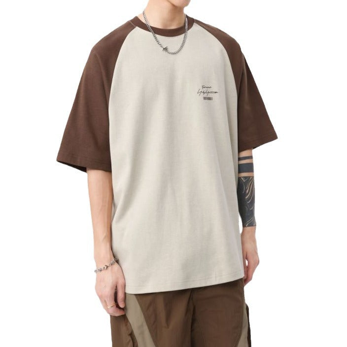 Herrar Lätt Raglan-T-shirt med Urban Design och Bekväm Passform Mirla-Eva Jonsson