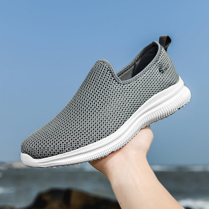 Herrar Lätta Andningsbara Slip-On Aqua Sneakers Mirla-Eva Jonsson