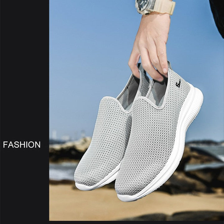 Herrar Lätta Andningsbara Slip-On Aqua Sneakers Mirla-Eva Jonsson