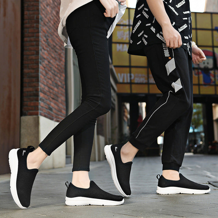Herrar Lätta Andningsbara Slip-On Aqua Sneakers Mirla-Eva Jonsson