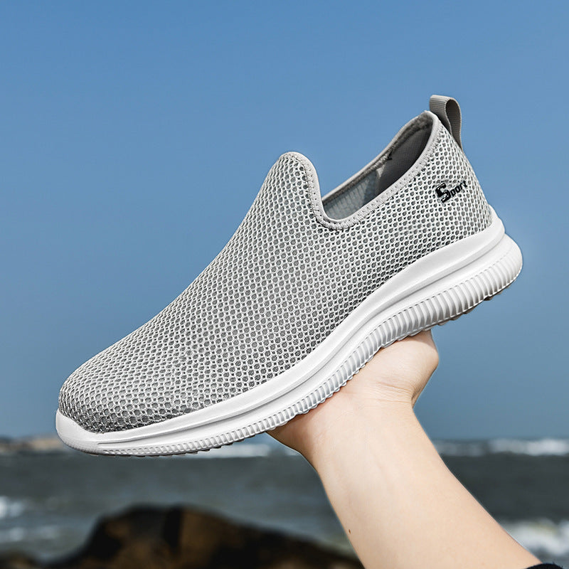 Herrar Lätta Andningsbara Slip-On Aqua Sneakers Mirla-Eva Jonsson
