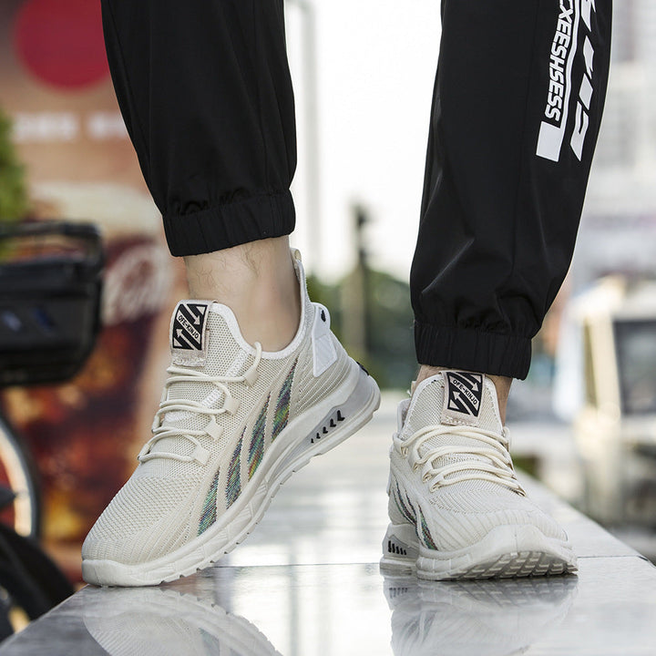 Herrar Lätta sneakers med andningsbara mesh-detaljer och dämpande sula Mirla-Eva Jonsson