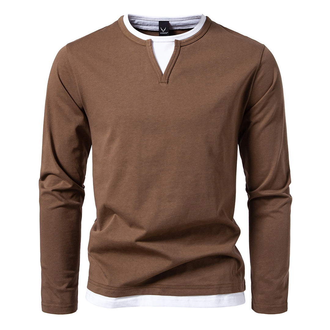 Herrar Longsleeve Skjorta med innovativ krage Mirla-Eva Jonsson