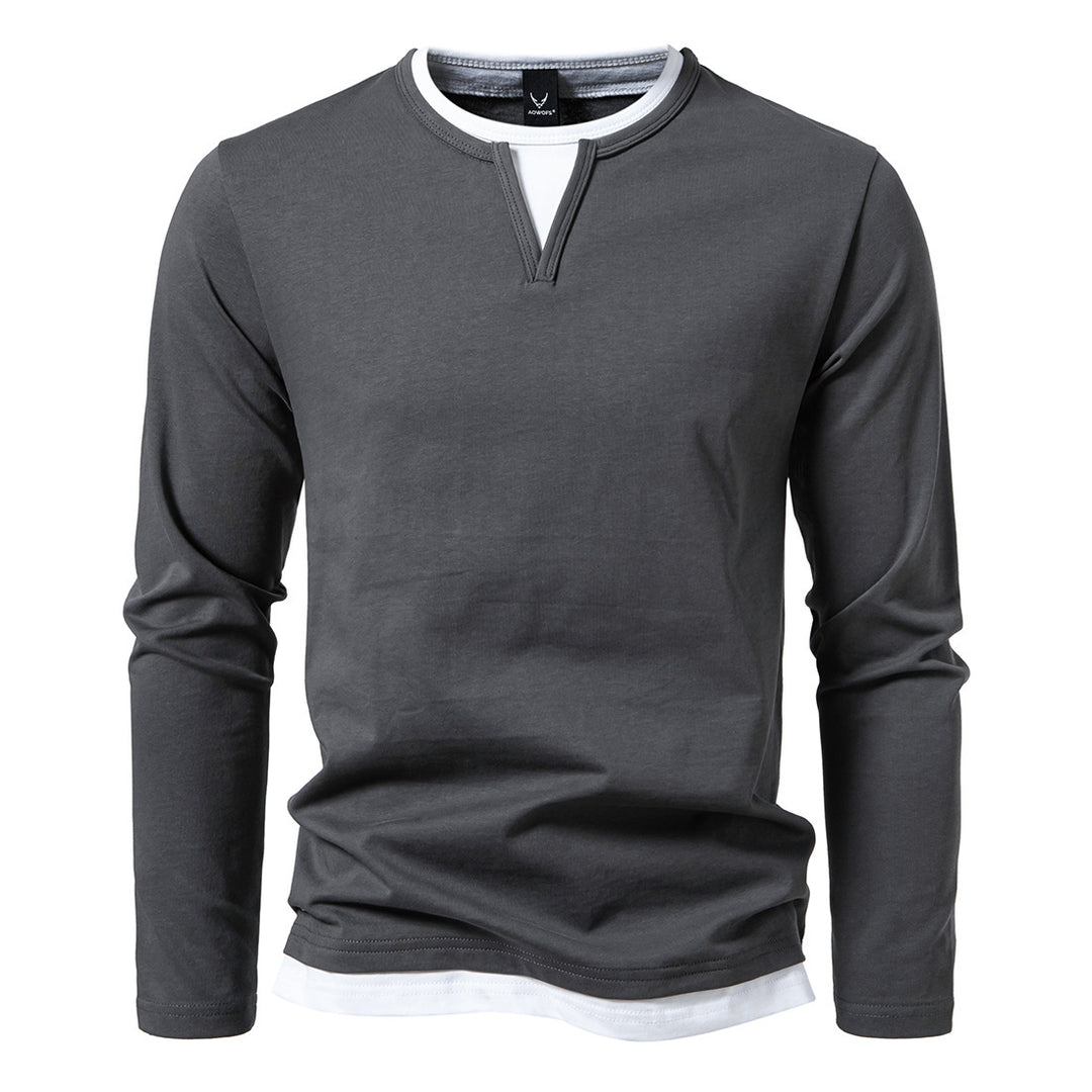 Herrar Longsleeve Skjorta med innovativ krage Mirla-Eva Jonsson