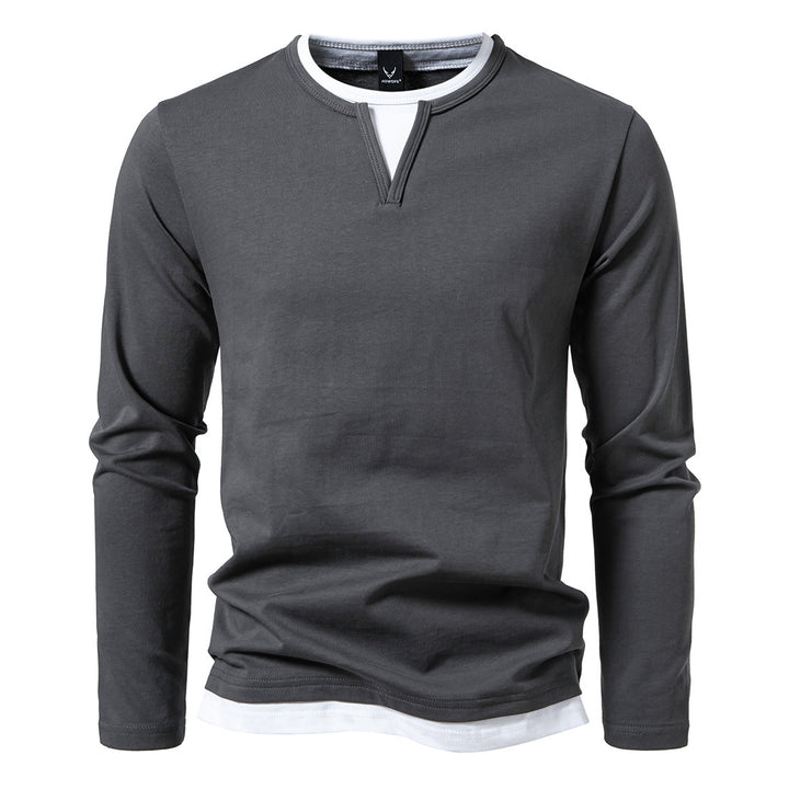 Herrar Longsleeve Skjorta med innovativ krage Mirla-Eva Jonsson