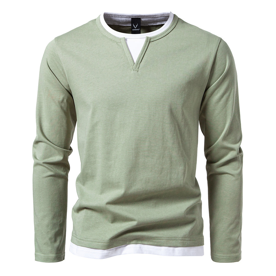 Herrar Longsleeve Skjorta med innovativ krage Mirla-Eva Jonsson
