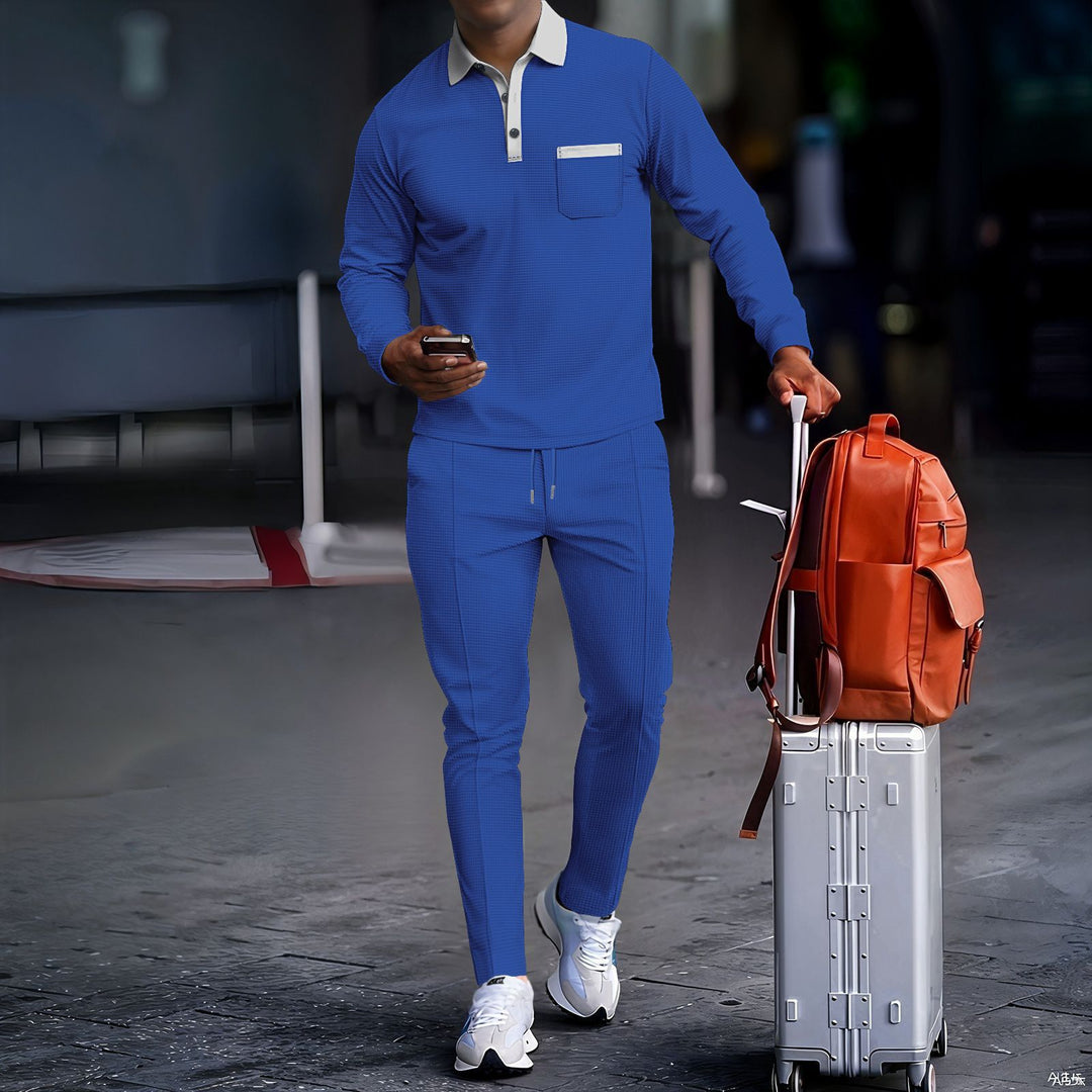 Herrar Modernt Polyester-Träningsset med Andningsbara Egenskaper Eva Jonsson-Eva Jonsson